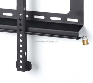 Barre de verrouillage antivol TV support mural crochet de réglage J024 adapté à la taille de l'écran 40 "-85" Vesa 400*800 pour TV LCD/LED - Product Image 5