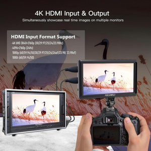 Monitor de Campo para Cámara DSLR FEELWORLD S55, Pantalla Táctil IPS FHD de 6 Pulgadas <span class=keywords><strong>con</strong></span> Auriculares Estéreo, Enfoque Peaking, Venta al por Mayor de Fábrica - Product Image 5