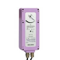 ExS6061Pro-SF15AF/24V - Actionneur de registre coupe-feu et anti-fumée antidéflagrant à rappel par ressort 15 Nm Modulant (0-10V) AC/DC 24V