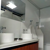 Douche extérieure portable, toilettes mobiles, WC de camping, caravane, remorque de toilettes, remorque mobile de luxe