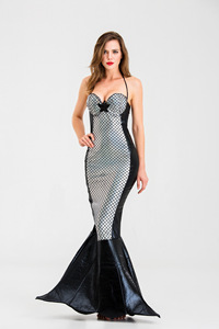 Disfraz <span class=keywords><strong>de</strong></span> Halloween <span class=keywords><strong>para</strong></span> Adultos, Vestido <span class=keywords><strong>de</strong></span> Princesa Sirena, Lentejuelas, Cosplay, Sexy, Sin Tirantes, Vestido <span class=keywords><strong>de</strong></span> Noche <span class=keywords><strong>para</strong></span> Actuación, Carnaval - Product Image 4
