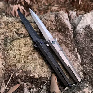 Титановая ручка нож D2 стальной складной нож в наличии