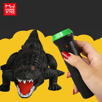 HW 3CH Radio Control Animal juguetes dibujos animados simulación infrarrojo cocodrilo plástico remoto RC divertido infrarrojo nivel juguetes para mascotas