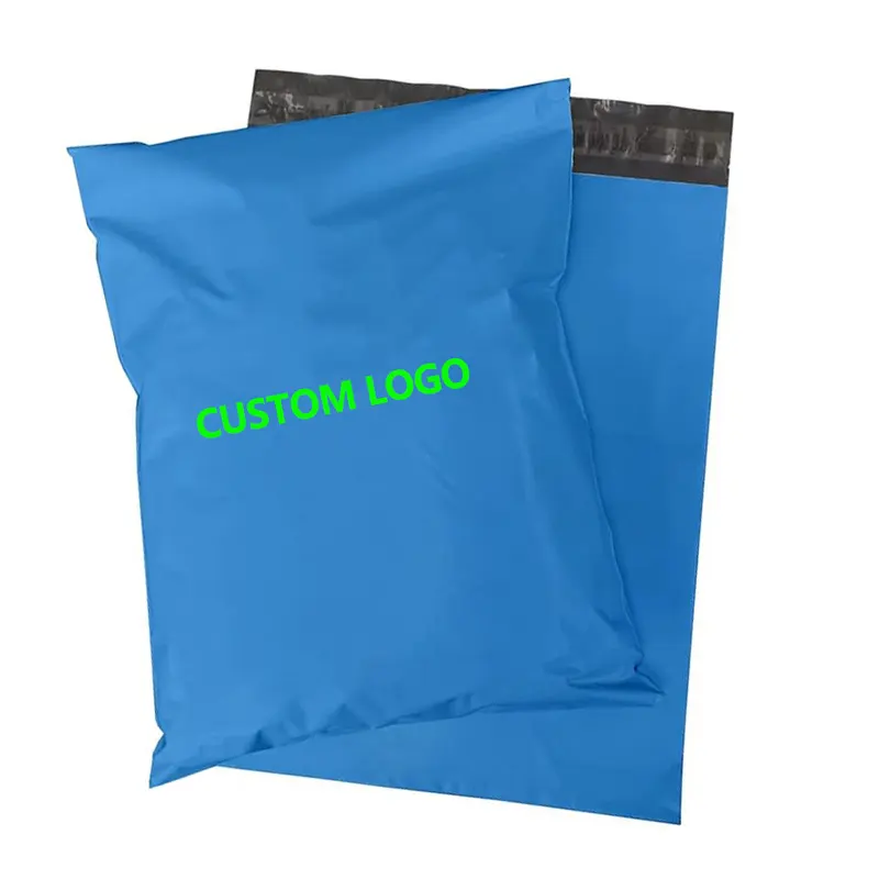 कस्टम छोटे व्यापार कपड़े सील वाटरप्रूफ आंसू प्रतिरोधी नीले शिपिंग मेल बैग प्लास्टिक बैग के लिए प्लास्टिक बैग पैकेजिंग