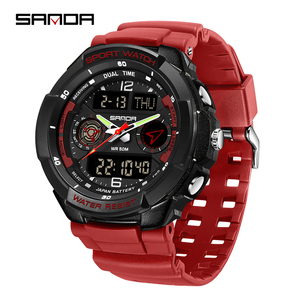 Reloj Digital SANDA Top 6197 para Estudiantes Coreanos, Reloj Deportivo Multifuncional para Hombre con Alarma, Resistente al Agua, Relojes para Hombre 2024 - Product Image 4