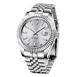 Basso MOQ tutto in acciaio inox da uomo orologio automatico giappone movimento calendario display di lusso orologio meccanico per gli uomini - Product Image 5