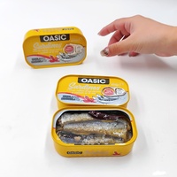 Poisson sardine en conserve avec industrie de l'huile végétale HALAL