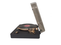 Prix usine Courroie Tourne-disque Gramophone En Bois Bluetooth Rétro Vinyle Tourne-disque Phonographe