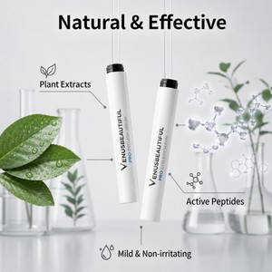 Sérum pour <span class=keywords><strong>cils</strong></span> naturel, biologique, végétalien, stimulant la croissance, sans logo, en gros, personnalisé, marque privée, avec applicateur - Product Image 4