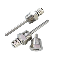 Sondes de température PT100 PT1000 M12 1/2 NPT haute précision pour le contrôle des processus industriels