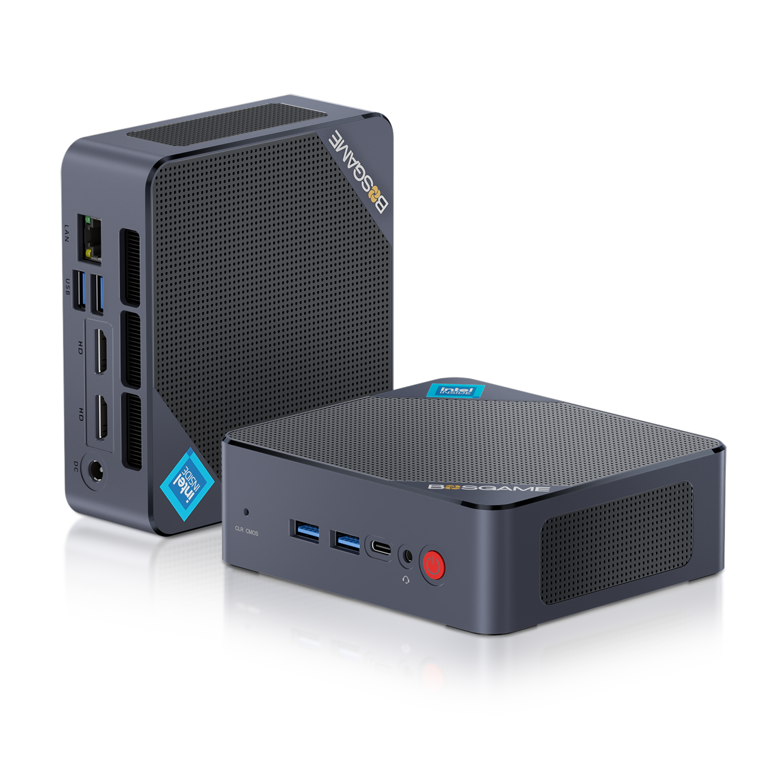 BOSGAME N100 Mini PC - 16GB RAM, 512GB SSD, 4K Display
