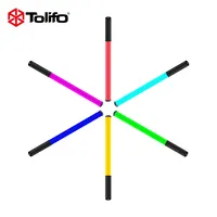 Tolifo ST-10RGB RGBスティックLedビデオライトハンドヘルド写真スタジオは、杖照明を撮影するための2色RGBを塗りつぶします
