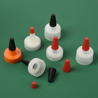 Bec jaune en plastique, couleur personnalisée, embouts courts et longs, pour bouteilles, livraison gratuite, 24/410