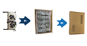 Ventilador de Refrigeración para Portátil de Aluminio de Alta Calidad para Rog FX72V FX72VY G752V G752VY G752VT G752VL <span class=keywords><strong>GTX980</strong></span> CPU+GPU - Product Image 4
