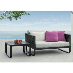 เก้าอี้นอนกลางแจ้งพร้อมหนังวีแกนกันน้ำและฐานอลูมิเนียมชุบผิวทนทาน - Product Image 3