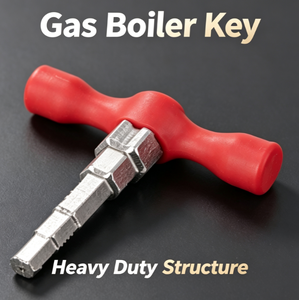 <span class=keywords><strong>Clé</strong></span> de <span class=keywords><strong>radiateur</strong></span> rouge à poignée en T, <span class=keywords><strong>clé</strong></span> de valve de chauffage monobloc <span class=keywords><strong>pour</strong></span> purge de chaudière et purge d'air - Product Image 3