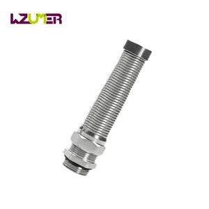 WZUMER G3/8 Metal Anti Bending Cable Joint Spiral Cable Gland Strain Relief For Cable