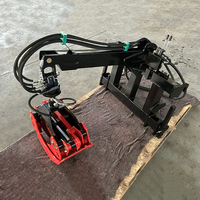 Grue à grumes avec pied hydraulique pour tracteur CE pour la manutention forestière