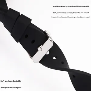 Correa de Reloj de Silicona Suave Impermeable de Liberación Rápida para Samsung Huawei y Hebilla Universal de 12mm 16mm 18mm 24mm - Product Image 3