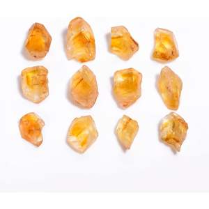 Piedras de Citrino Amarillo Natural en Bruto, Cristales Naturales para Joyería - Product Image 3