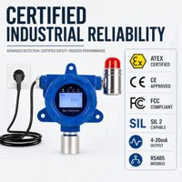 Détecteur de gaz chlore portable HIREP CL2, moniteur de sécurité industriel portatif, analyseur de gaz toxiques, alarme IP66 ATEX CE