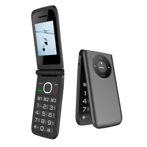 Double sim flip grand bouton poussoir vieil homme téléphone cellulaire 4G LTE téléphone <span class=keywords><strong>portable</strong></span> téléphones portables - Product Image 2