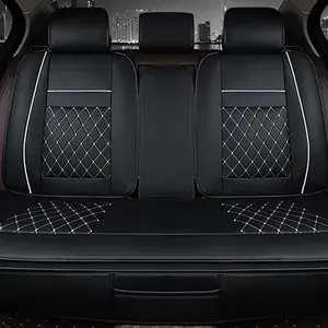 Car Seat Cover Set Suv Sedans Luxury PU leather brazil For nissan micra armada sentra kicks altima rogue roox nv200 xterra 2021