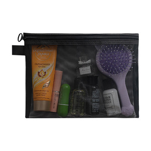 Factory Price Mini Zipper Mesh <b>Bag</b> <b>Makeup</b> Accessories Storage Box Small <b>Makeup</b> Storage <b>Bag</b> Travel <b>Bag</b> - Product Image 6