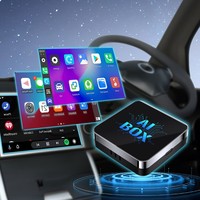 Boîtier Android 13 AI pour voiture avec adaptateur CarPlay, YouTube et Netflix, 2G+16G/4G+32G, conception gratuite