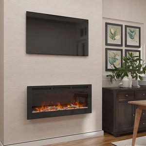 Cheminées électriques encastrées murales en métal de haute qualité, avec flamme décorative intégrée, LED, 30, 36, 42, 50, 60, 72 pouces, pour hôtel - Product Image 6