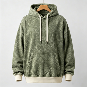 <span class=keywords><strong>เสื้อ</strong></span><span class=keywords><strong>ฮู้</strong></span><span class=keywords><strong>ด</strong></span><span class=keywords><strong>ด</strong></span>ี้สีวินเทจแบบมีฮู้<span class=keywords><strong>ด</strong></span> ผ้าหนานุ่ม สกรีนโลโก้ได้ตามสั่ง OEM สตรีทแวร์ ทรงหลวม ODM ไซส์ใหญ่ สไตล์เรโทร สำหรับผู้ชาย - Product Image 2