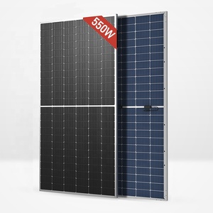 2024 populaire Mono Bifacial Paneles Solares 550 Watt 48V Prix compétitif pour la maison ou les systèmes d'énergie solaire industrielle - Product Image 2