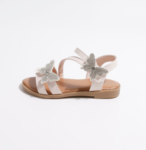 Sandales pour filles, nouvelles sandales d'été pour enfants, sandales de princesse à paillettes et papillons - Product Image 5