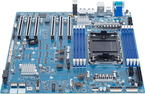 เมนบอร์ดเซิร์ฟเวอร์ MW94 RP0 ซ็อกเก็ตเดี่ยว รองรับ Intel Xeon W แพลตฟอร์ม 16 สล็อต DDR5 หน่วยความจำ 8 แชนแนล PCIe Gen5 x16 สล็อต  พอร์ต LAN แบบคู่ 10GbE - Product Image 2