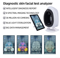 Analizador de Piel Facial y Ocular con IA Profesional, Cámara HD WiFi, Multi-Enchufe (EU/JP/US), Dispositivo de Análisis Facial y Corporal para Uso Comercial
