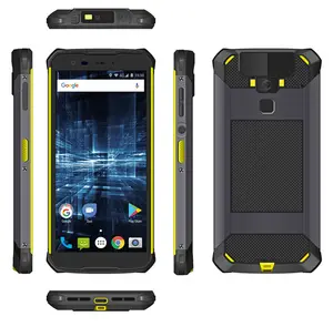 Cheapest factory HiDON 5.7 inch Rugged mobile phone GPS satellite handheld PDA terminal NFC/Fingerprint/ 2D Barcode Rugged phone