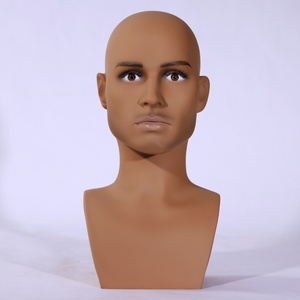 Maniquí de PVC de medio cuerpo para exhibición de pelucas, accesorios para fotografía y escaparates, estilo europeo-americano para <span class=keywords><strong>hombre</strong></span>, MCY - Product Image 3