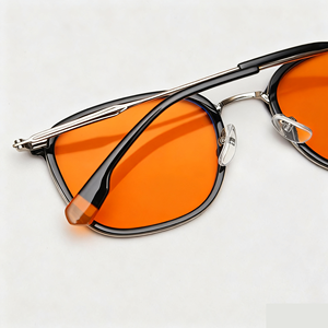 Sunray bán buôn mới nhất Orange ống kính 97% 98% 100% chống ánh sáng màu xanh kính mắt khung phụ nữ đàn ông kính đọc sách - Product Image 5