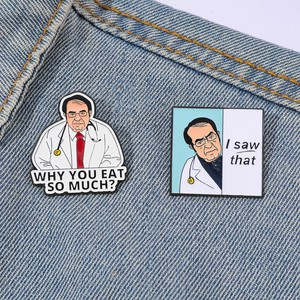 Broche Esmaltado Personalizado para Médicos: Crachá Inspirador para Bolsas e Acessórios de Vestuário – Atacado - Product Image 3