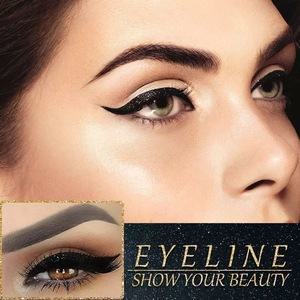 Autocollants Eyeliner 3D Double Paupière Clignotants Adhésifs Réutilisables 4 Paires/Set Maquillage Autocollants Fluorescents pour <span class=keywords><strong>Tatouage</strong></span> - Product Image 3