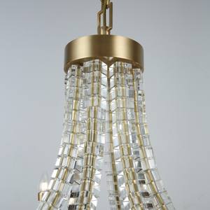 Lámpara Colgante Moderna de Lujo para Decoración del Hogar, Sala de Estar, Dormitorio, Estilo Americano, Cristal Cúbico, Redonda, Plana, para Villa - Product Image 3