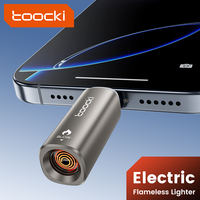 Toocki-Encendedor de cigarrillos portátil compatible con baterías portátiles/tabletas, interruptor de botón de entrada de 5V para iluminación de viaje