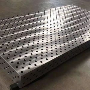 Plataforma 3D de <span class=keywords><strong>hierro</strong></span> <span class=keywords><strong>fundido</strong></span> flexible multifunción personalizable Mesa de soldadura de nueva condición con diseño de plantilla 3D - Product Image 3