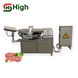 Industrial Favorable Price vacuum meat bowl cutter automatic meat bowl chopper 20l 40l 80l 125l meat chopper machine