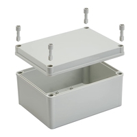 Boîte de jonction en plastique étanche, boîtier de jonction en ABS avec prise en caoutchouc, boîte de jonction en pvc pour l'extérieur, ip68, ip66, ip65, 50 pièces