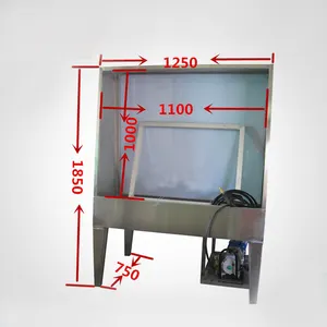high pressure screen washing booth