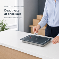 Décodeur désactivateur d'étiquettes RF EAS 8,2 MHz, dispositif de désactivation d'étiquettes souples antivol pour magasins de détail, librairies, supermarchés, usines