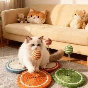 Juguetes para mascotas, juguetes de cuerda de cáñamo, bolas de sisal, juguetes para gatos, juguetes rascadores para gatos, juguetes para mascotas, juguetes de sisal, juguetes para provocar a los gatos - Product Image 1