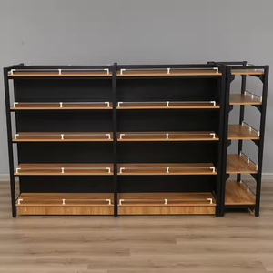 Estantes Comerciales de Acero y Madera Personalizados Sanyang para Exhibición de Productos en Tiendas de Abarrotes y Supermercados, Diseño Gratuito - Product Image 3