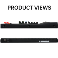 Console de mixage audio professionnelle BK-12F 12 canaux avec 99 effets DSP et égaliseur 7 bandes pour événements scéniques et églises